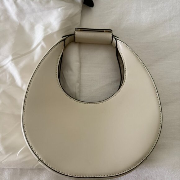 STAUD Moon Bag in Cream w/ Dust Bag - Picture 2 of 8